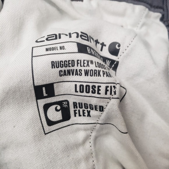 Carhartt Pants Womens 4 Gray Pockets Loose Fit Workwear - Picture 9 of 15
